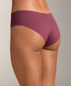 OYSHO Набор из 5 бесшовных трусов-хипстеров, бордовый