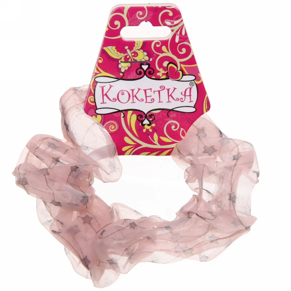 Резинка для волос 1шт «Tenderness - Звездопад», микс 5 цветов, d-12 см