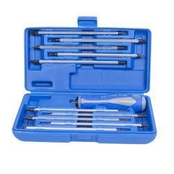 KING TONY (32518MR) Набор двухсторонних удлиненных вставок (бит), 11 предметов