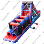 Коммерческая надувная полоса препятствий "Морская стихия"