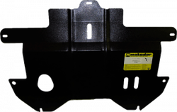 Защита картера Двигателя, КПП. 2 мм, Сталь. для Chevrolet Spark 2010-2015 MOTODOR.03033
