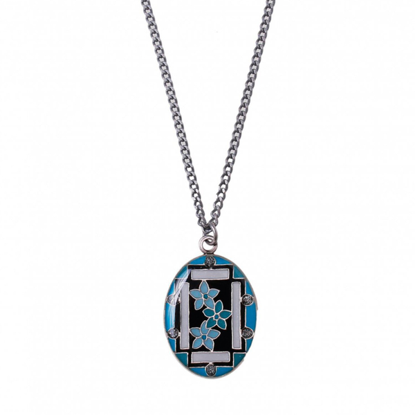 Колье Clara Bijoux Незабудки B75786-D BL