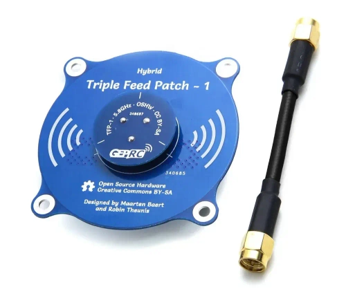 Патч-антенна GEPRC Antenna Ttiple Feed Patch-1 5.8G ( SMA Male)