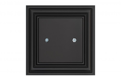 Крышка для розетки черный матовый LIREGUS RETRO
