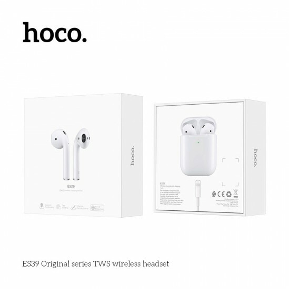 Беспроводные наушники Hoco ES39, 011624 Белый