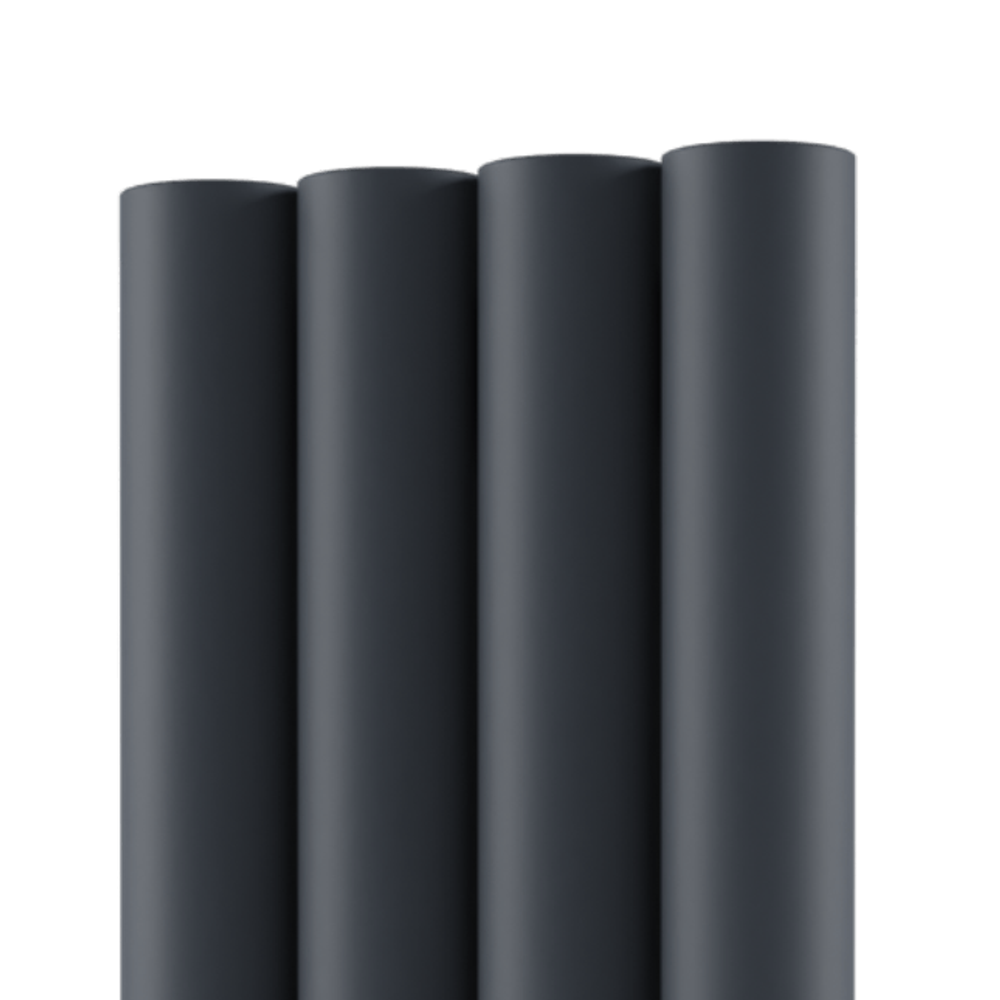 Радиатор WARMMET водяной настенный вертикальный Power 76V (W) ГРАФИТ RAL7024