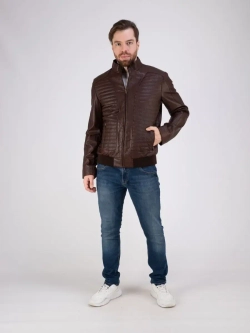 Куртка весна кожаная из натуральной кожи