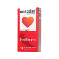 Masculan Sensitive Plus - презервативы из гладкого розового латекса