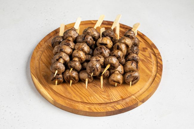 Шампиньоны гриль на шпажке, 10 шт.