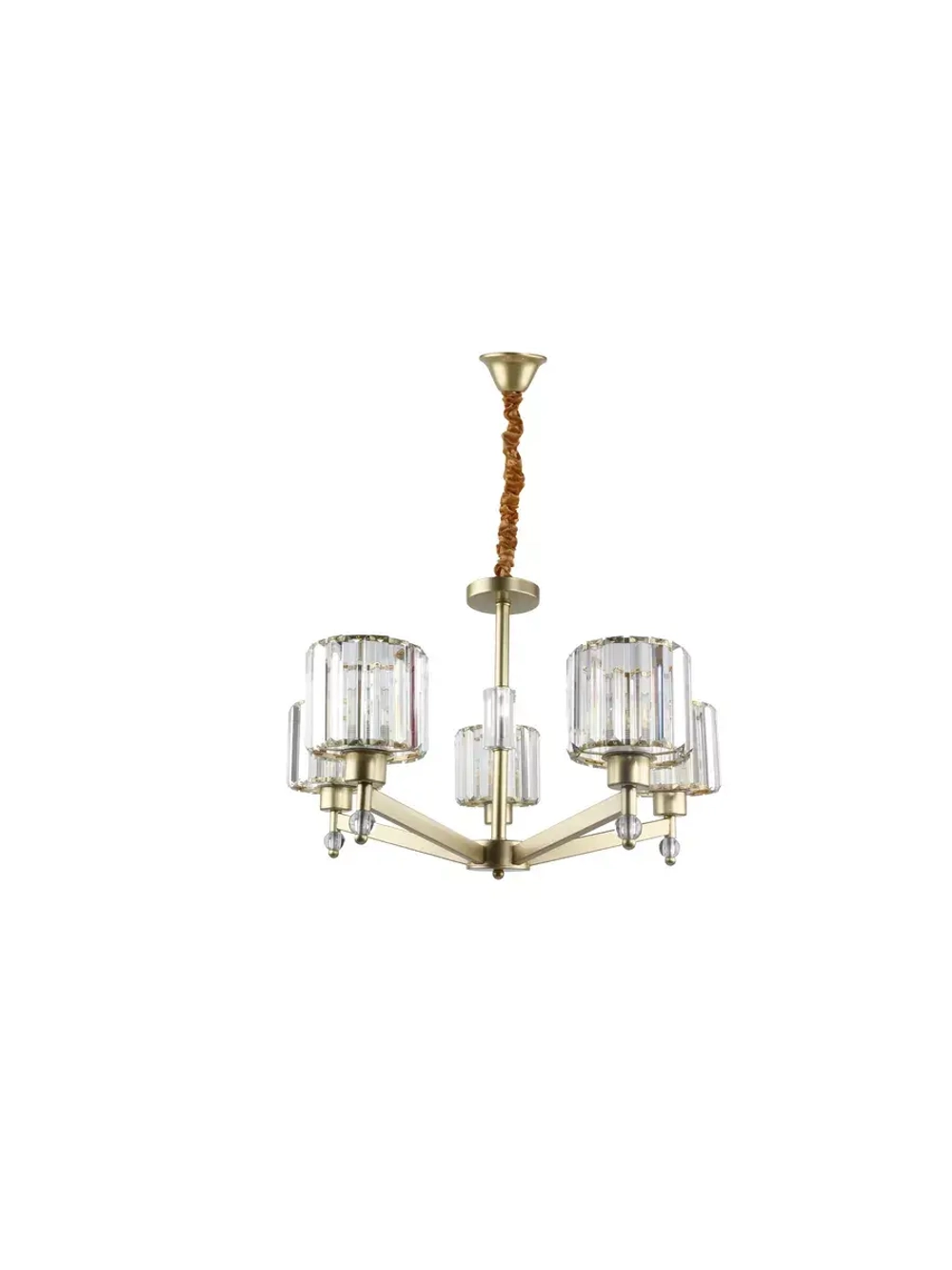 Потолочная люстра E27х5х60Вт золото