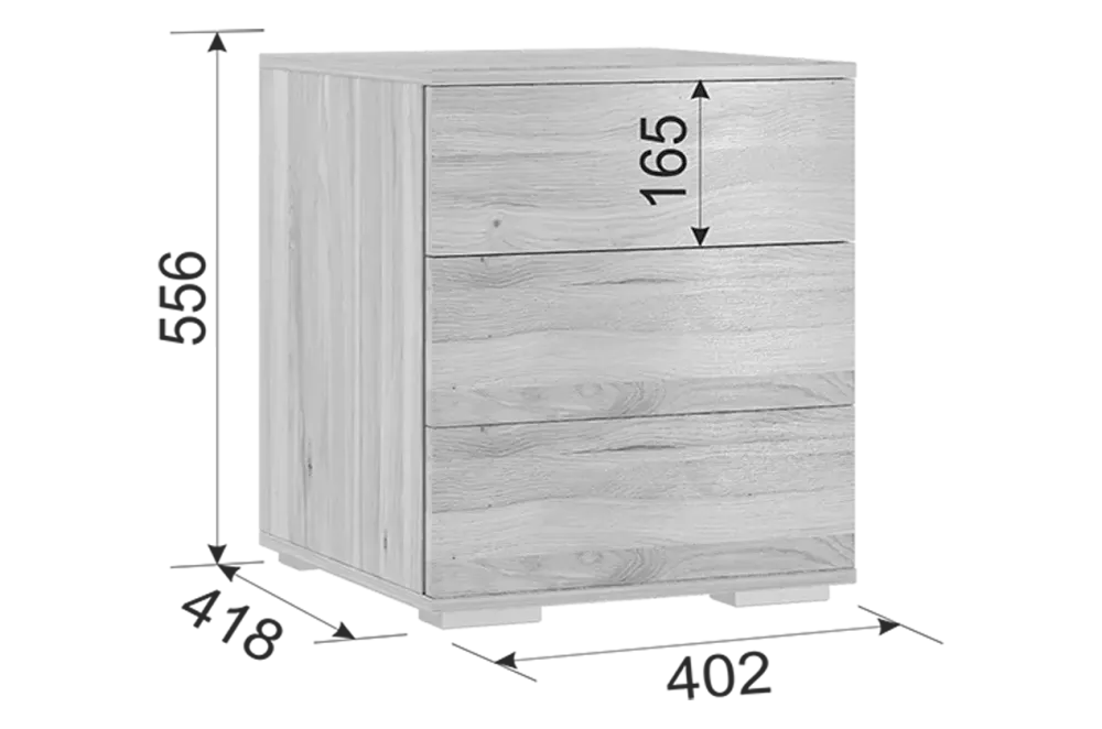 Тумба 25.01 Лайк (Дуб Мария),