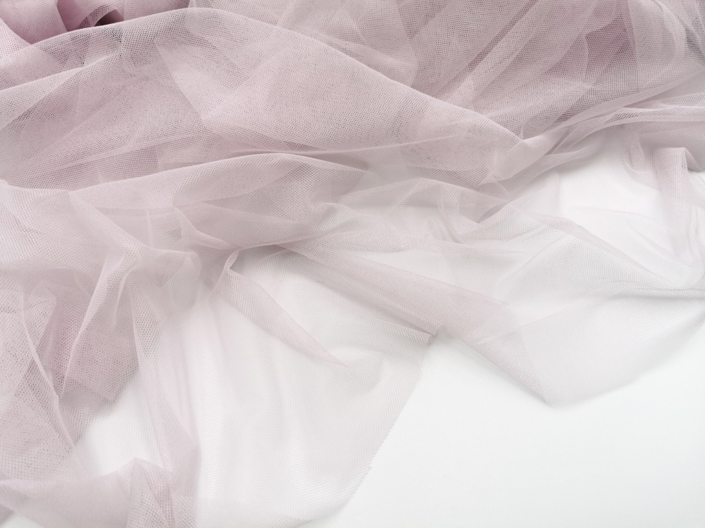 Бюстовая неэластичная сетка, Lauma, морской туман (лиловый), Super Soft, (BSM-620)