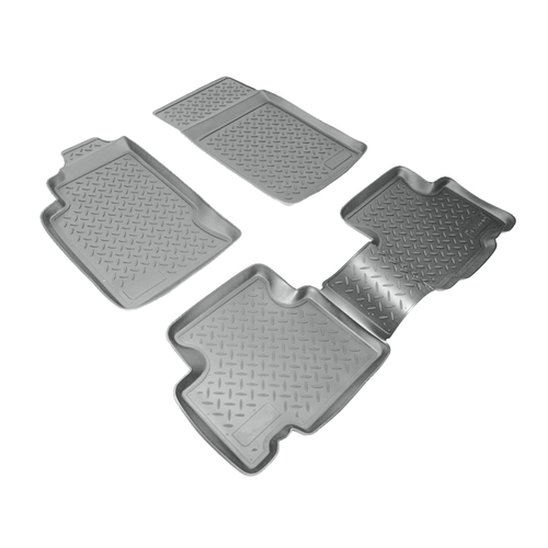 Ковры в салон Norplast/Unidec для Ssang Yong Rexton в кузове RJ, RJN (2001-)Полиуретан,Серый, арт.NPL-Po-83-19-G