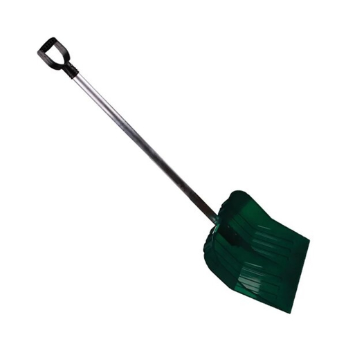 Лопата для снега особопрочная из поликарбоната  Эконом  с черенком (ковш 430х420) (Альтернатива)