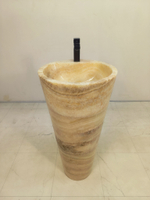 Раковина напольная из оникса Yellow ON-61357 (45*45*90)