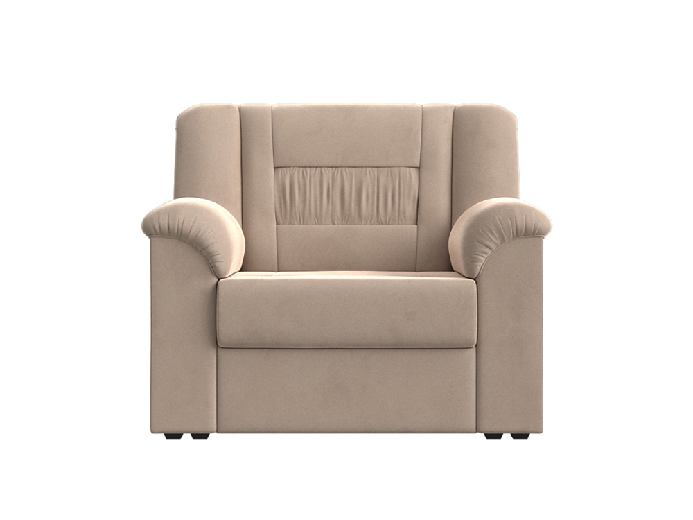 Кресло Карелия, Бежевый, Велюр, 113288