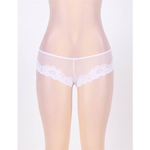 Трусики White Floral, белый, XS-S