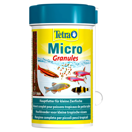 Tetra Micro Granules корм для мелких видов рыб 100 мл