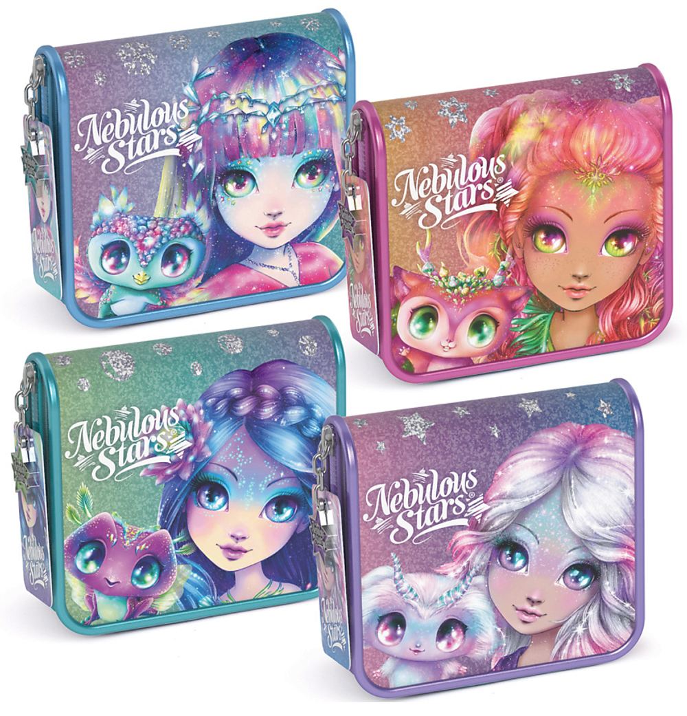 Кошелек для девочек серия Nenuphia, Nebulous Stars с картхолдером и отделением для монет