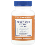 The Vitamin Shoppe, Экстракт виноградных косточек, 100 мг, 120 растительных капсул