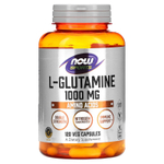 NOW Foods, Sports, L-глютамин, 1000 мг, 120 растительных капсул