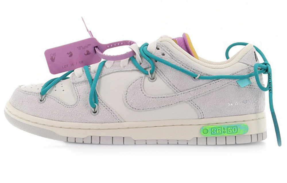 Кроссовки Off-White X Nike Dunk Low "The 50" No.36