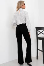 Блуза Моника (белый/горошек) Б11-217 Nikol