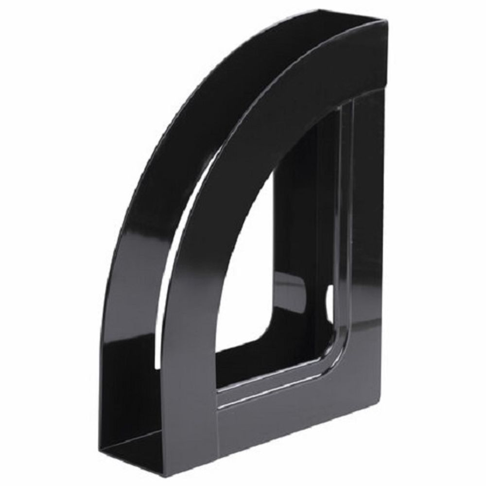 Лоток вертикальный Brauberg 70мм Economy, чёрный, без переднего борта