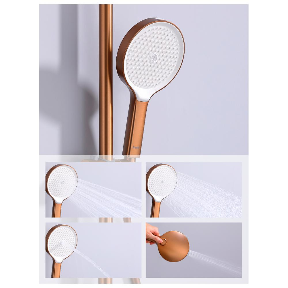 Душевая система Raglo R07.24.33, матовая медь