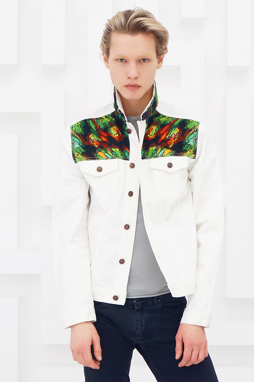 LIGVIANNI Джинсовая куртка Denim Jacket Tree