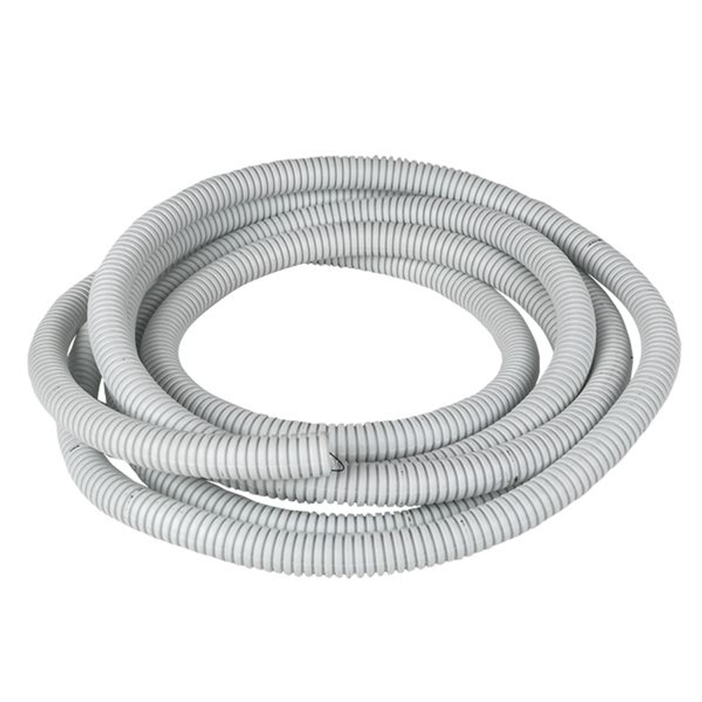Труба гофр. ПВХ с протяжкой d25 мм (50 м) белая EKF-Plast (50.00 шт.)