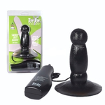 Чёрная анальная пробка SMOKEY BUTT BANDIT - 11 см. (Цвет: черный)