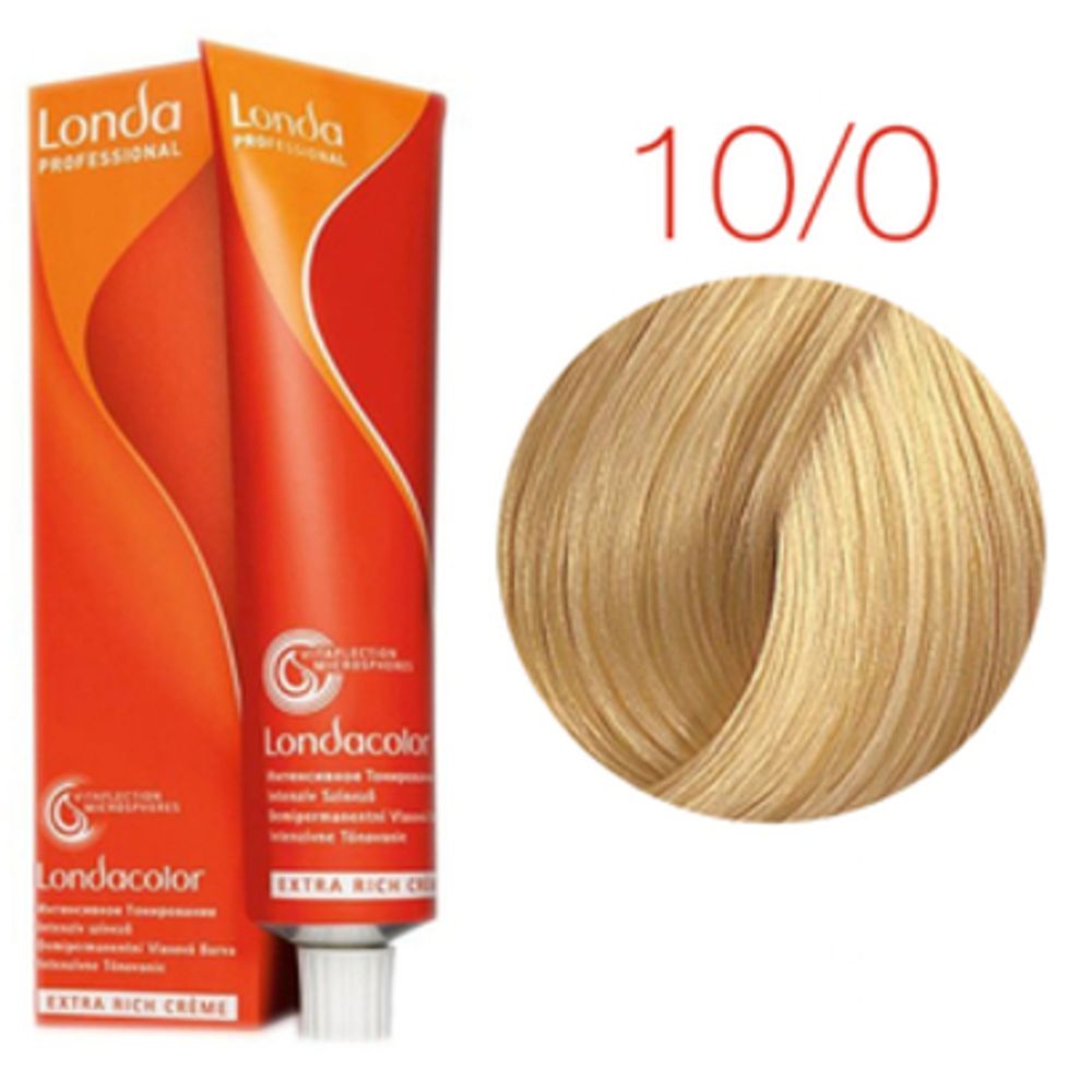 Londa Color инт.тонирование, 10/0 яркий блонд, 60мл