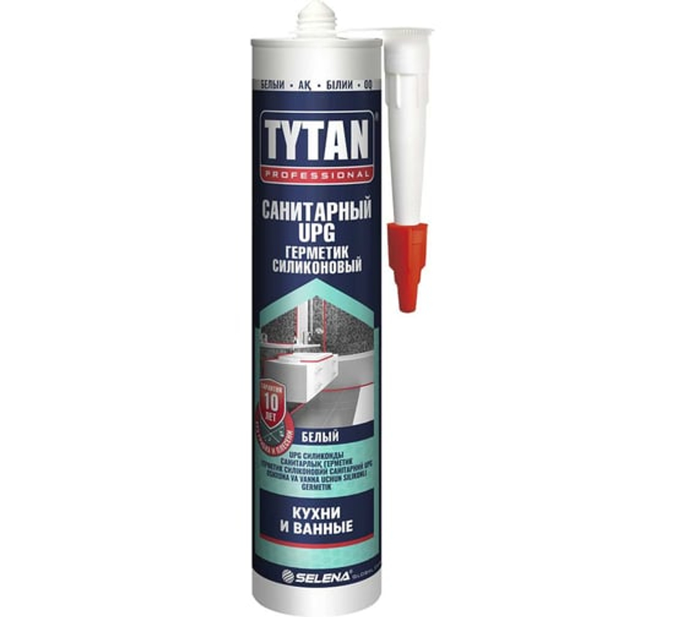 Tytan Professional UPG TURBO герметик силиконовый санитарный белый 280 мл
