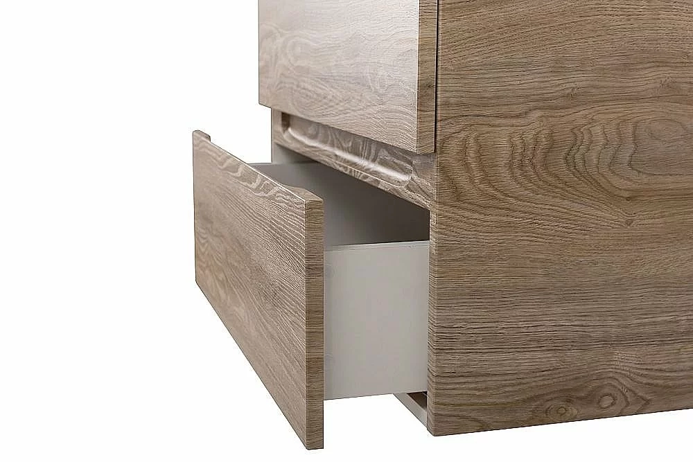 Тумба с раковиной Art&Max AM-Techno-900-2C-SO-LW623/641617 Дуб мелфорд натуральный
