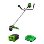 Аккумуляторный триммер Greenworks GD60BCBK2 60В (1 x 2 Ач, ЗУ) захват 400 мм, 10.5 кг, 2108407UA