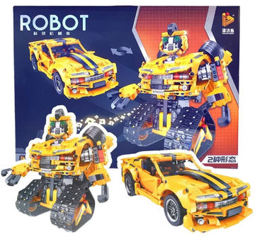 Конструктор Р/У Creator Robot трансформер 2 в 1 "Робот Трансформер Бамблби" 901 деталь