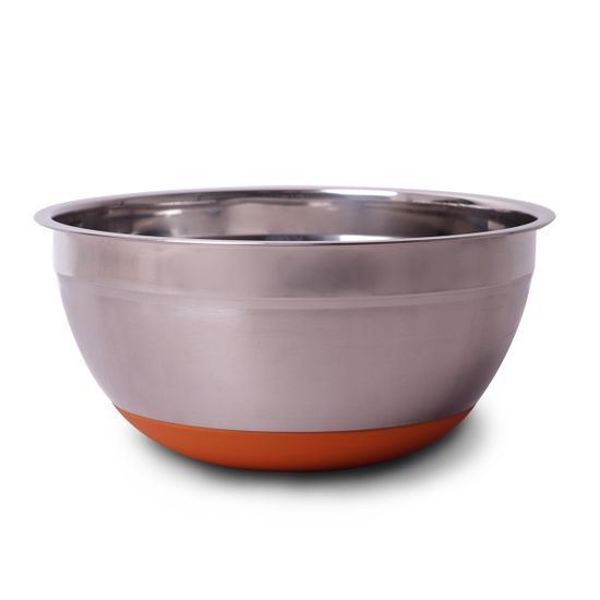 Миска 24х11 см. из нержавеющей стали Kamille КМ-4349 с силиконовым дном