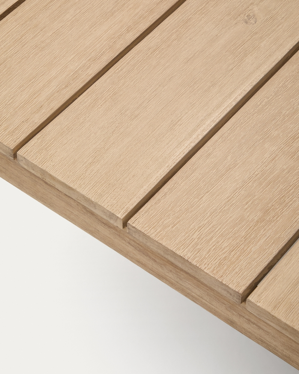 Журнальный столик Ambra из акации со светлой отделкой 82,5 x 140 см