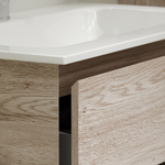 Тумба с раковиной Sancos Marmi 1.0 100 см MR1.0100REG дуб галифакс натуральный
