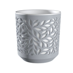 Кашпо "Leaves" (2,5л.) Цв. Серый/Белый (КШ-9576)