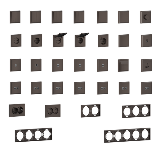 Клавиша 3-я, мокко, серия S08
