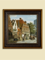 Картина серии "Голландия" настенная для интерьера 26*26 см