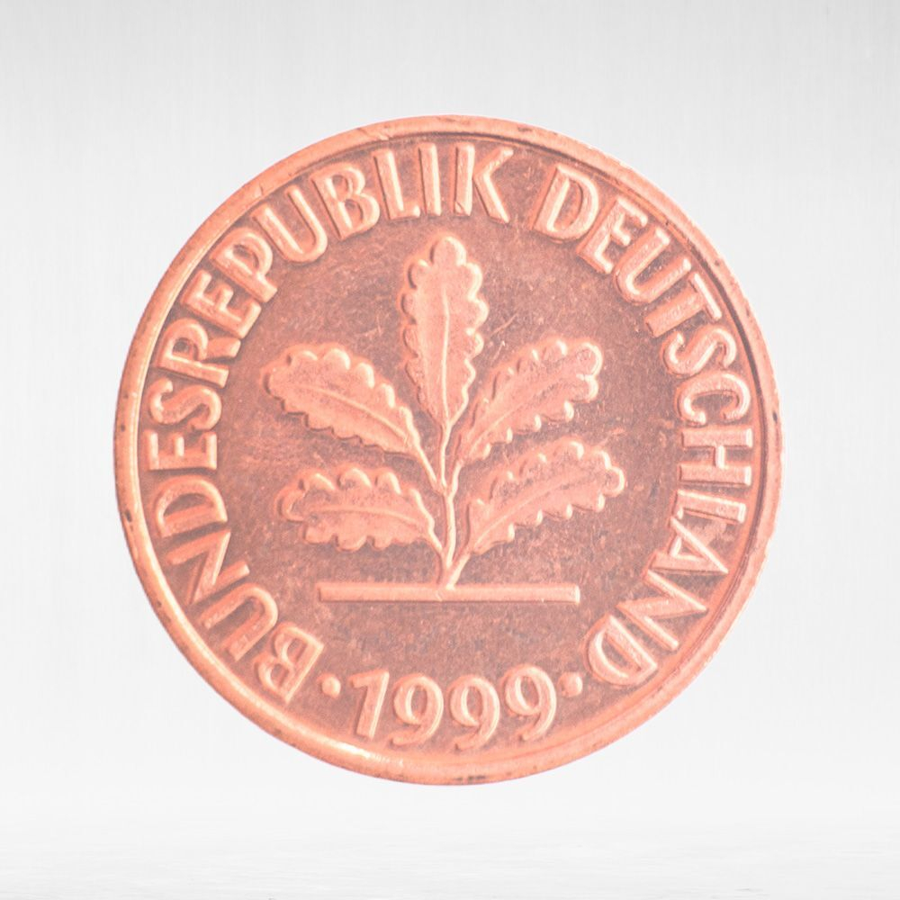 Germany, 1 Pfennig, 1999, (Stuttgart Mint - "F"), XF