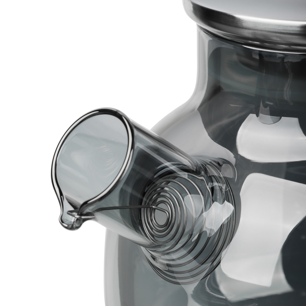 SATOSHI Графит Чайник заварочный 1000мл, стекло, нерж.сталь