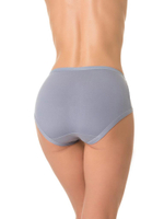 Трусы с высокой линией талии из бамбукового полотна (Размер: XL) (Цвет: темно-синий)