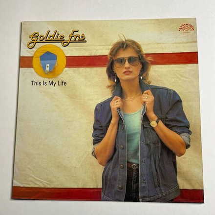 Винтажная виниловая пластинка LP Goldie Ens This Is My Life (Чехословакия 1983)