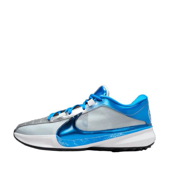 NIKE Freak 5 Баскетбольные кроссовки Низкие Белый и синий цвет Мужские