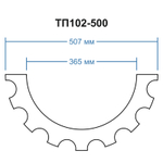 ТП102-500 тело полуколонны (d365 D507 h2000мм), шт