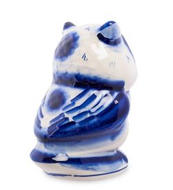 ГЛ- 379 Фигурка «Сова» бол. (Гжельский фарфор)